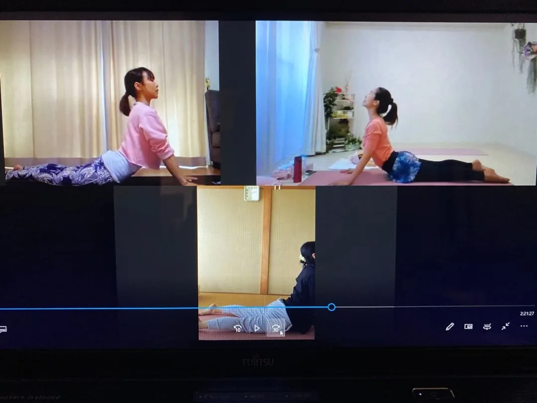 ベビママヨガ練習