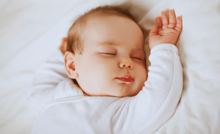 赤ちゃんの眠りを整えるイメージ