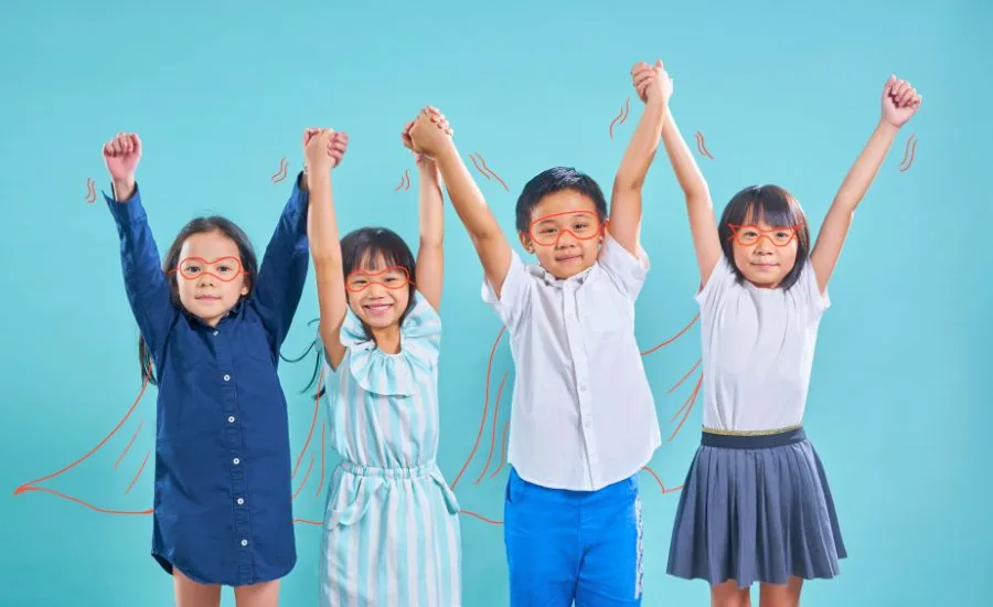 キッズヨガを通して子どもが自由に表現する様子