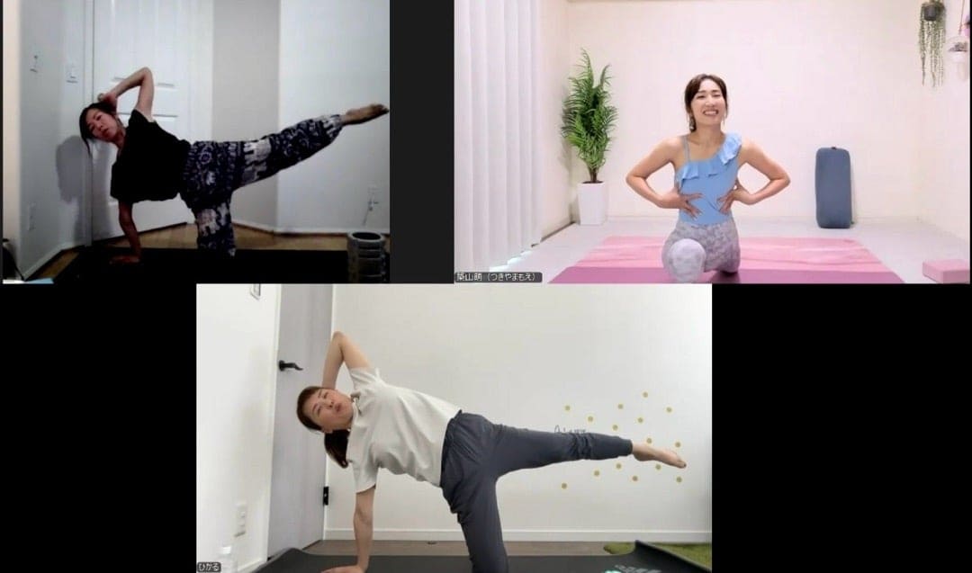 美ママピラティス講座の様子（写真1）