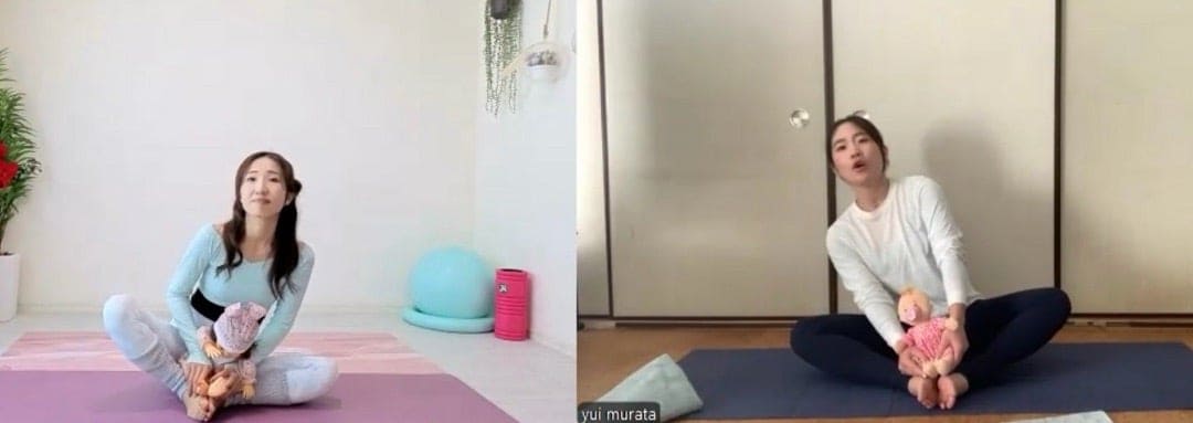 三重県津市のヨガインストラクター yuiさんの受講風景1