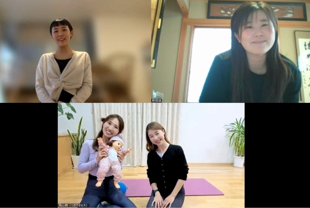 産後の体幹と姿勢を整えるベビママピラティス