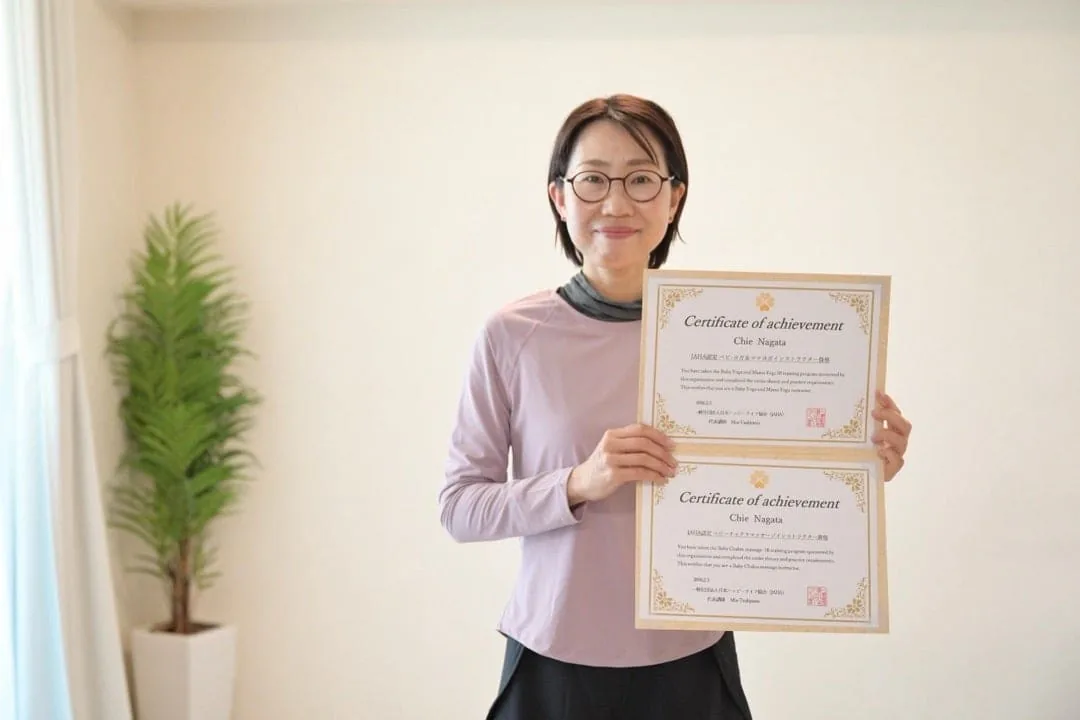 JAHA認定講師 Chieさん 資格取得おめでとうございます