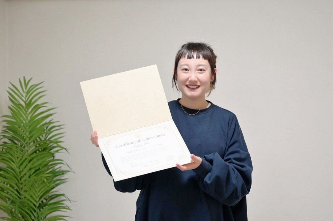 骨盤スリムヨガ資格講座を修了されたhanaeさん